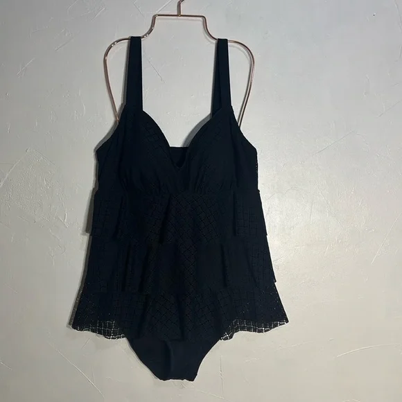 BAL Harbour Swim Black NWOT - Picture 1 of 13
